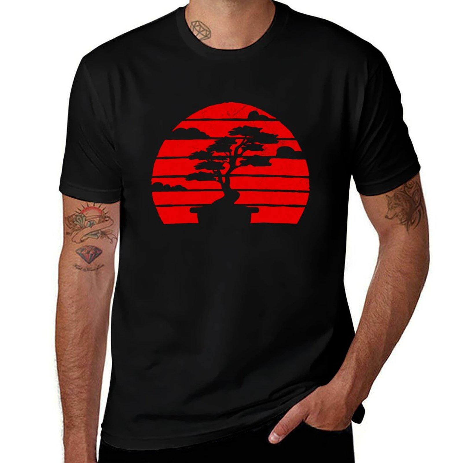 Bonsai Tree Zen Garden - เสื้อยืดลายต้นบอนไซ สวนเซน ญี่ปุ่น เสื้อยืดกีฬาวิ่งน้ำหนักเบา