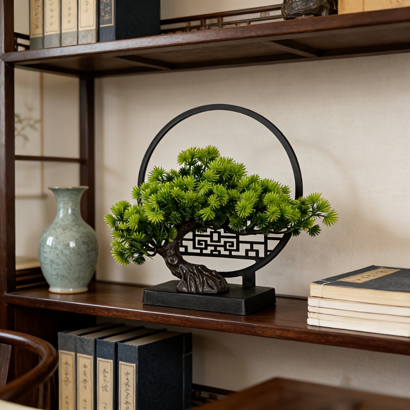 Bonsai Tree Zen Garden - ต้นสนบอนไซประดิษฐ์ - เหมาะสำหรับตกแต่งห้องน้ำ ชั้นวางหนังสือ สวนเซน ตกแต่งบ้าน