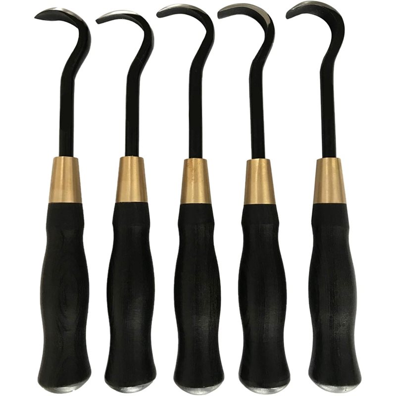 Concave Branch Cutter - A74E-Bonsai Scraper ชุดเครื่องมือ 5 ชิ้น รวมใบมีด