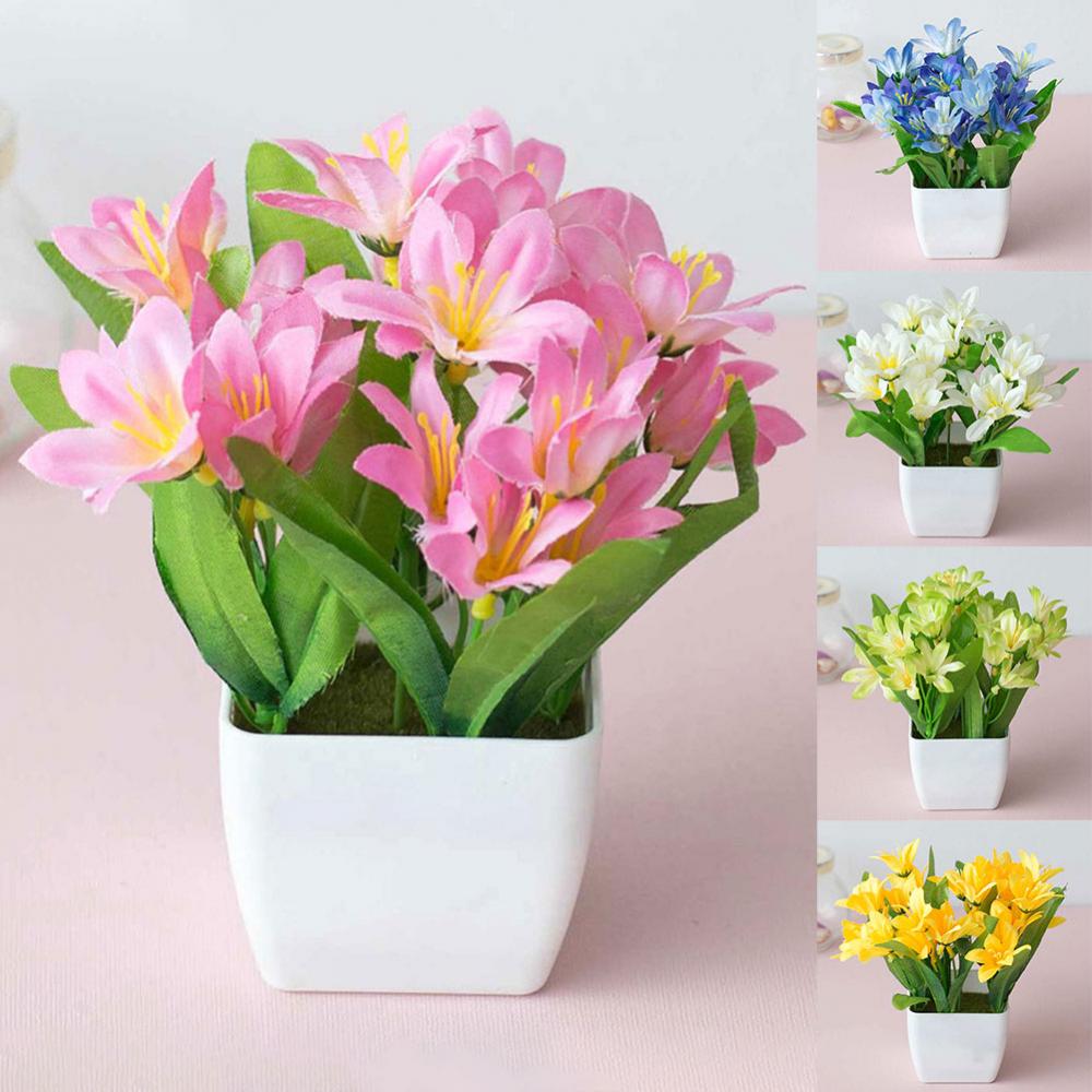 ดอกลิลลี่ประดิษฐ์ขนาด 15 ซม. ส - Bonsai Garden Cafe บทวิจารณ์และราคา