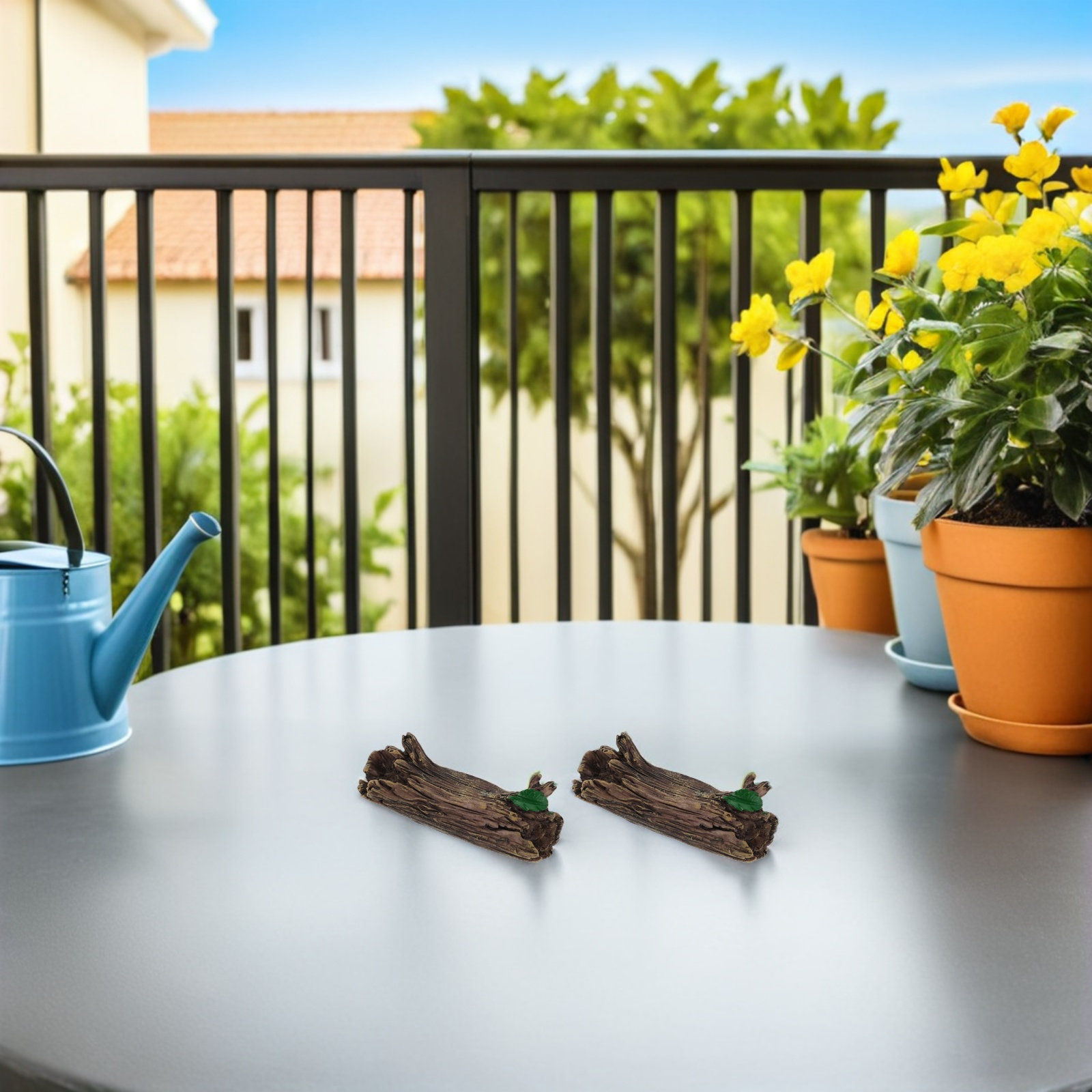 4 ชิ้น ตอไม้เรซิ่นขนาดเล็ก สำห - Bonsai Tree Zen Garden บทวิจารณ์และราคา