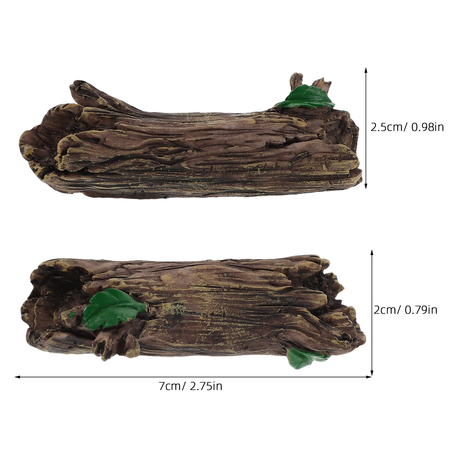 4 ชิ้น ตอไม้เรซิ่นขนาดเล็ก สำห - Bonsai Tree Zen Garden บทวิจารณ์และราคา