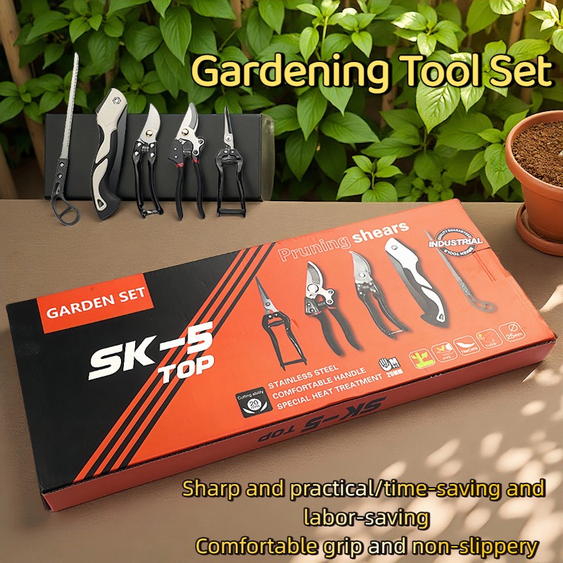 ชุดเครื่องมือทำสวน 5 ชิ้น เหล็ - Bonsai Saw Folding บทวิจารณ์และราคา