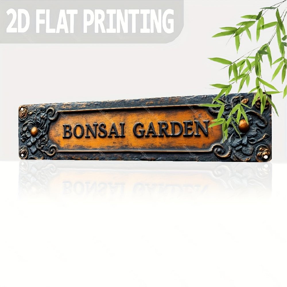 ป้ายอะลูมิเนียมแบบแบน 2 มิติ ท - Bonsai Garden Cafe บทวิจารณ์และราคา