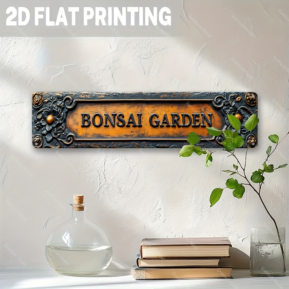 ป้ายอะลูมิเนียมแบบแบน 2 มิติ ท - Bonsai Garden Cafe บทวิจารณ์และราคา