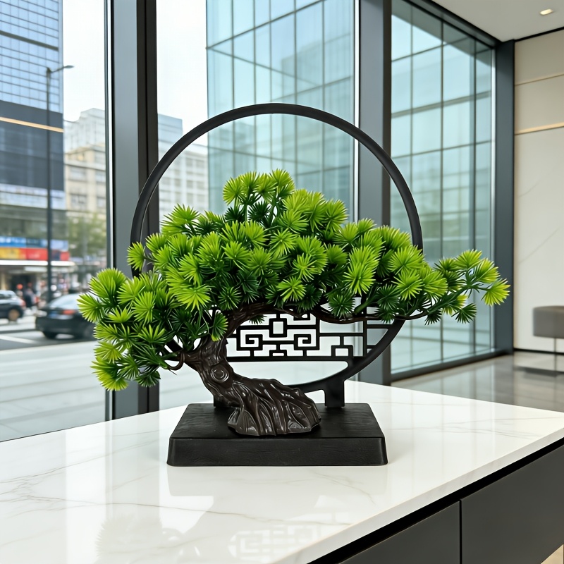 ต้นสนบอนไซประดิษฐ์ - เหมาะสำหร - Bonsai Tree Zen Garden บทวิจารณ์และราคา
