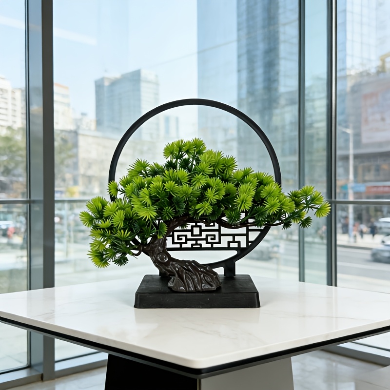 ต้นสนบอนไซประดิษฐ์ - เหมาะสำหร - Bonsai Tree Zen Garden บทวิจารณ์และราคา