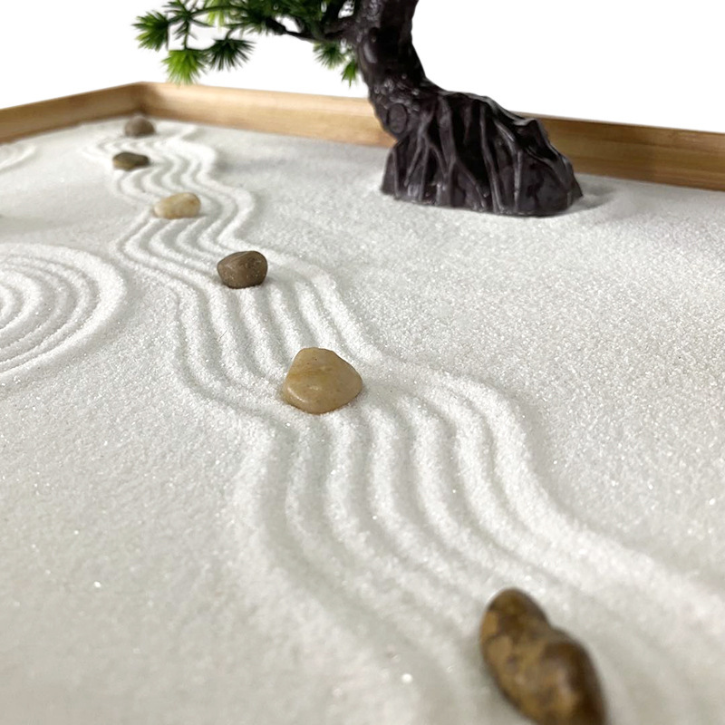 สวนเซนญี่ปุ่นสำหรับวางบนโต๊ะทำ - Bonsai Tree Zen Garden บทวิจารณ์และราคา