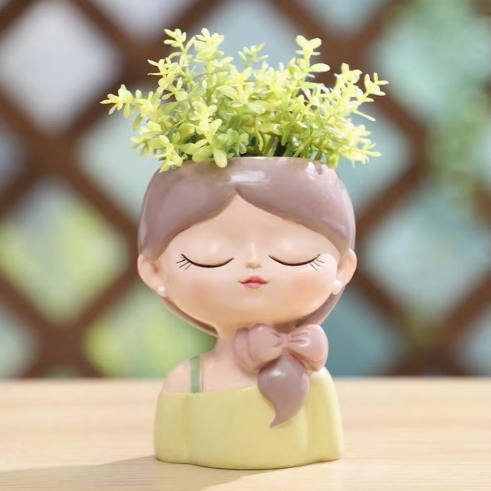 อุปกรณ์ทำสวน กระถางต้นไม้รูปหน - Bonsai Garden Cafe บทวิจารณ์และราคา