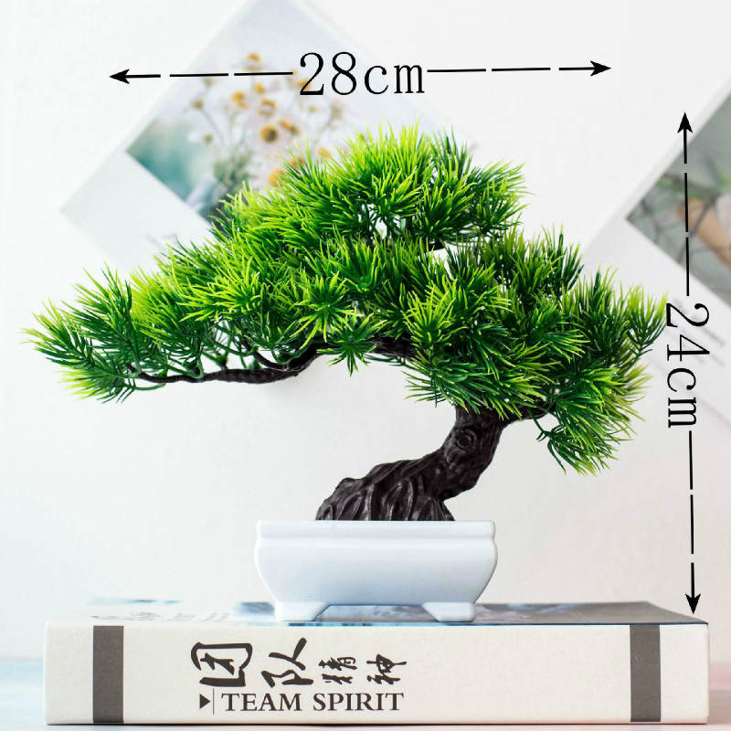 ใหม่สีเขียวพืชประดิษฐ์บอนไซต้น - Bonsai Garden Sushi บทวิจารณ์และราคา