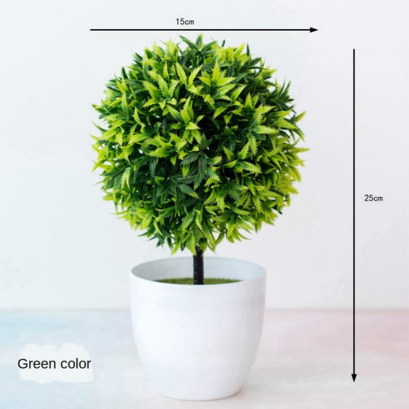 ใหม่สีเขียวพืชประดิษฐ์บอนไซต้น - Bonsai Garden Sushi บทวิจารณ์และราคา