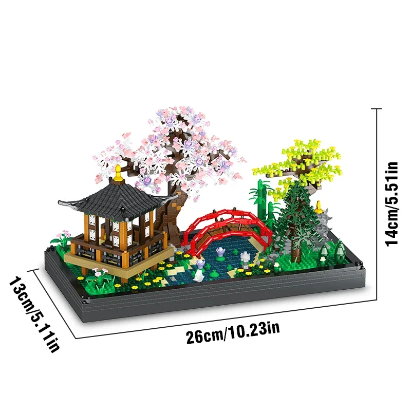 บล็อกตัวต่อสวนเซน DIY สร้างสรร - Bonsai Tree Zen Garden บทวิจารณ์และราคา