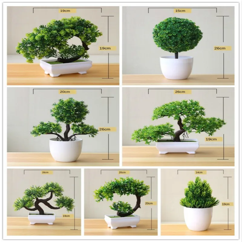 ประดิษฐ์พืช Bonsai สีเขียวขนาด - Bonsai Garden Sushi บทวิจารณ์และราคา