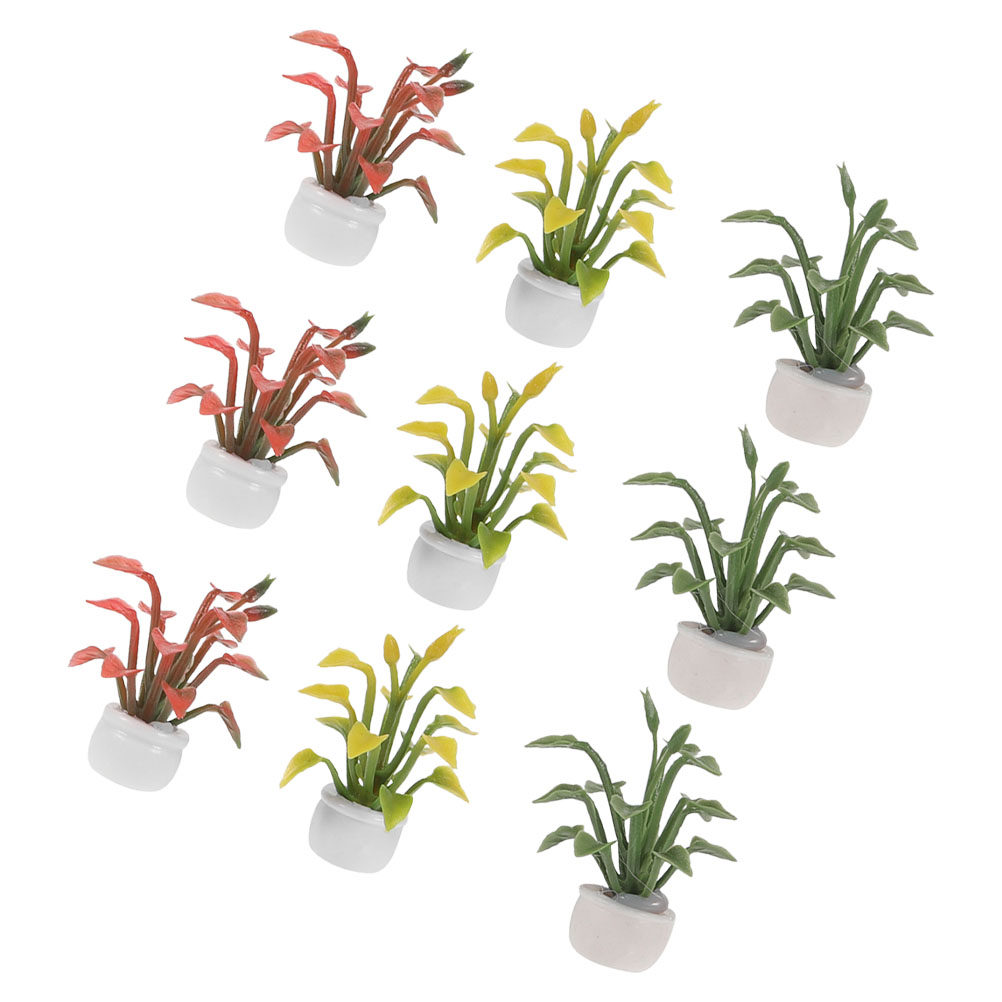 ต้นไม้จิ๋วในกระถาง 9 ชิ้น ทำจา - Bonsai Garden For Desk บทวิจารณ์และราคา